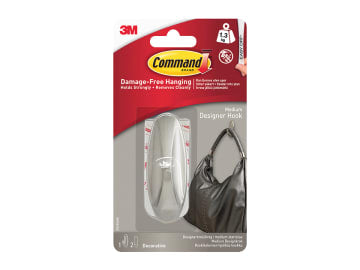 3M Command Design Hook Brass Medium 17081BN-ES