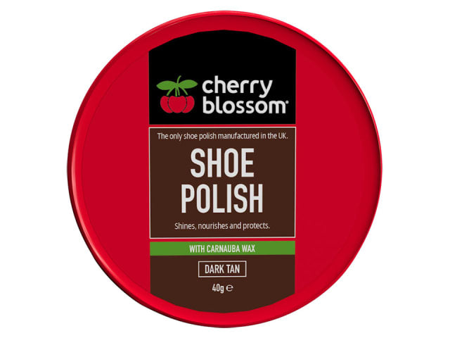 Cherry Blossom Shoe Polish Dark Tan 40g CB211017