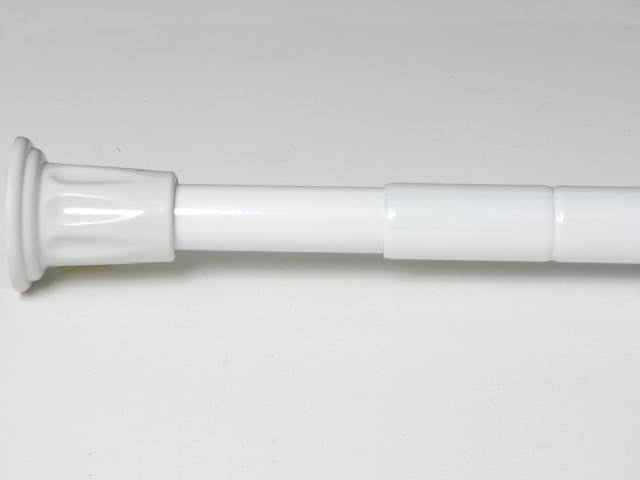 Croydex Shower Curtain Telescopic Rod White 6ft AD101022