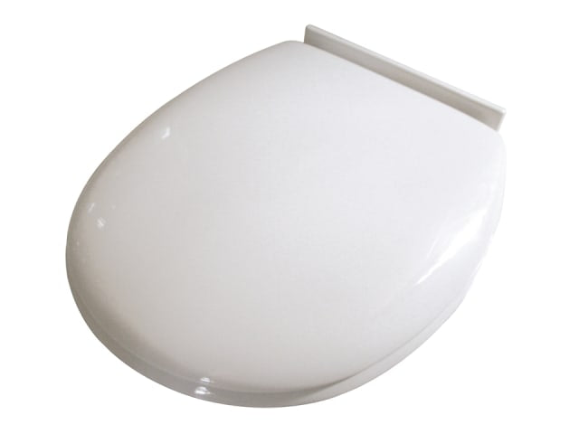 Croydex Anti Bacterial Soft Close Toilet Seat White WL400022H