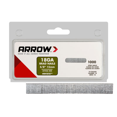 Arrow Brad Nails 5/8in 1000 Pack