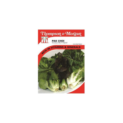 Pak Choi Tricoloured Mix F1 Hybrid Seeds (Chinese Cabbage)