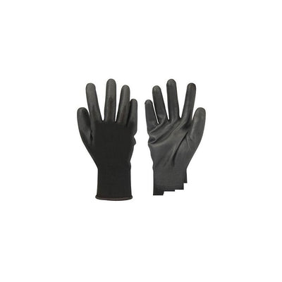 Silverline Black Palm Gloves Medium 8 885924