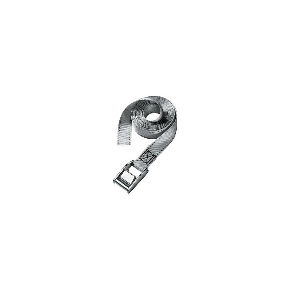 Master Lock Lashing Strap Metal Buckle Grey 2.5m 150kg (2 Pack)