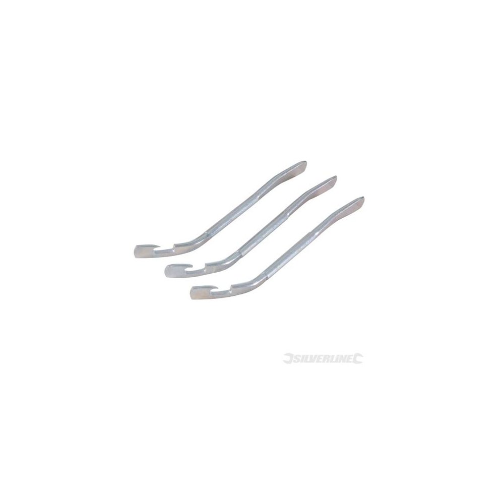 Silverline Metal Tyre Lever Set 3pce 110mm