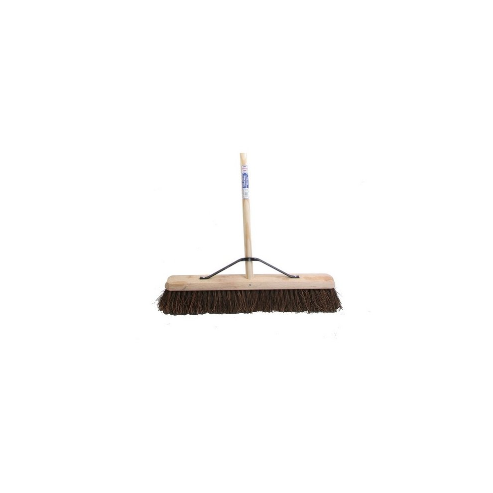 Faithfull Stiff Bassine Broom 600mm with Handle & Stay