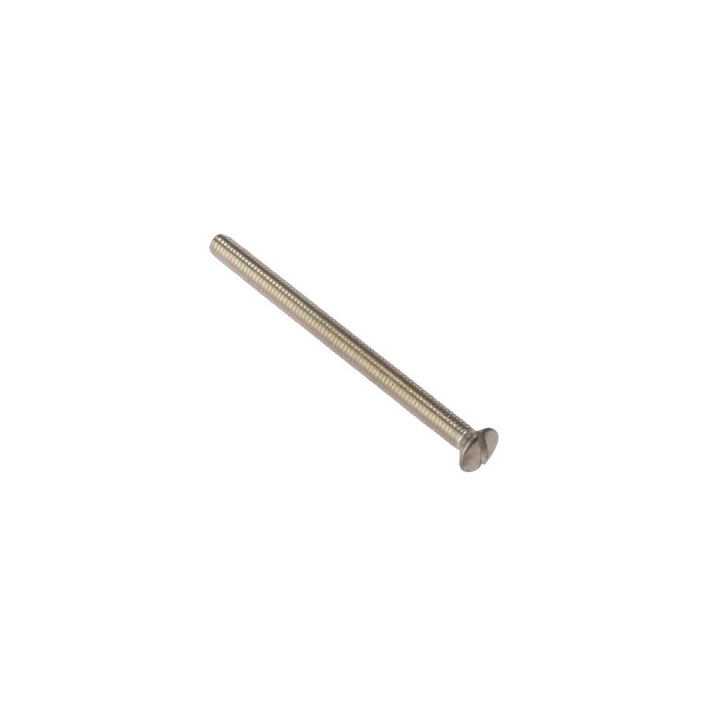 Forgefix Socket Scew Slotted Raised Head Nickel Plated 3.5 X 50mm Bag 100 FORSS3