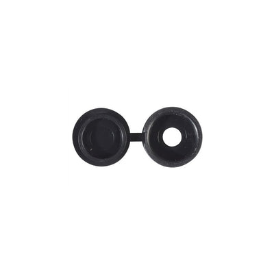 Forgefix Hinged Screw Cover Caps Black Pack 20