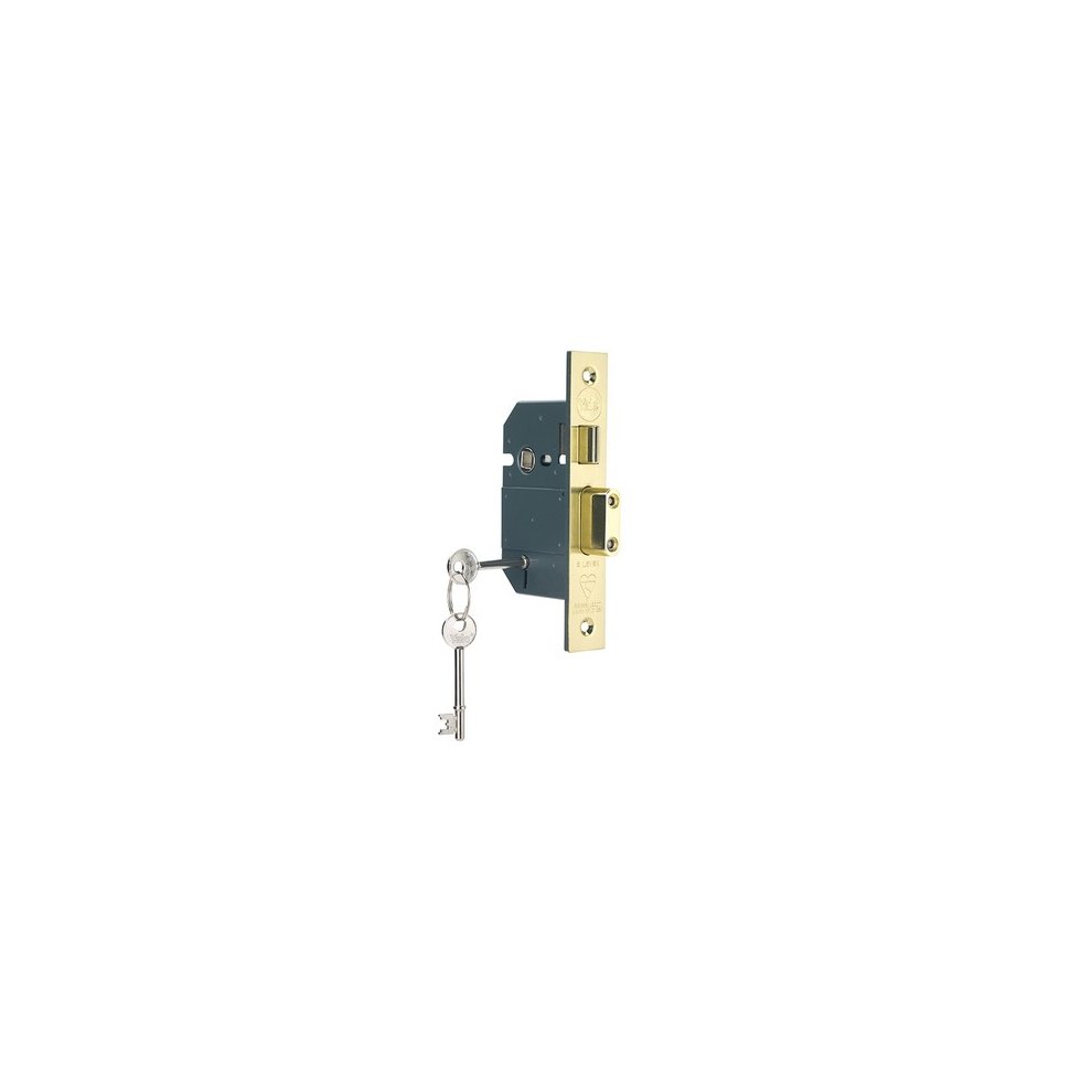 Yale PM560 5 Lever 64mm Brass BS3621