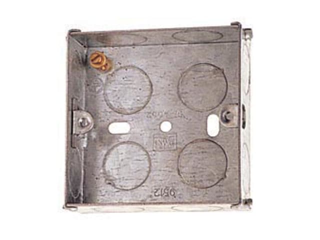 Lyvia 1 Gang Metal Box 25mm 8847NB