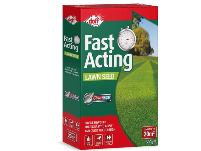 Doff Fast Growing Lawn Seed with Procoat 500g