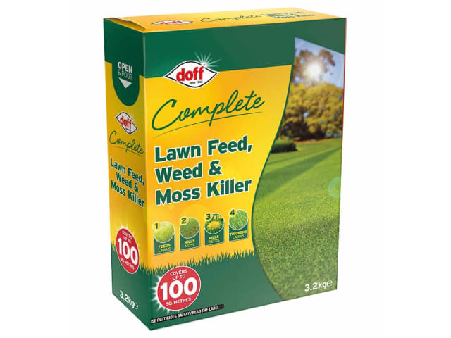 Doff Lawn Feed Weed & Moss Killer 3.2kg