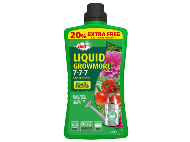 Doff Liquid Growmore Concentrated 1.2L Extra Fill