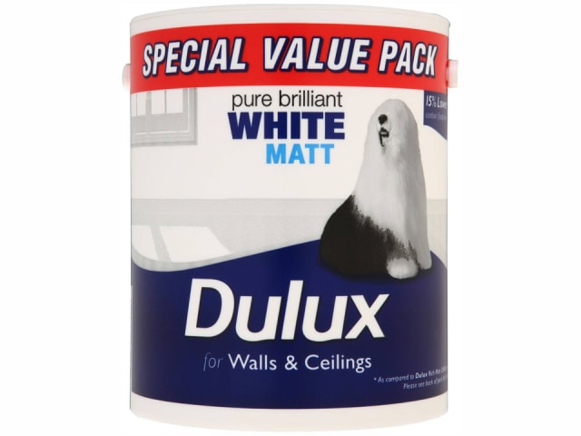 Dulux Matt Pure Brilliant White 3L