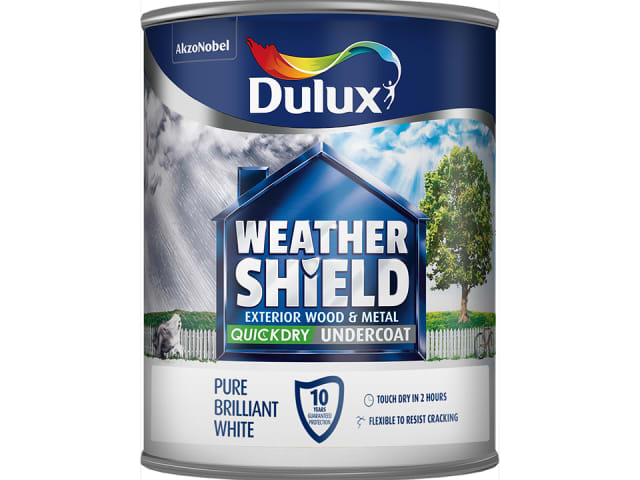 Dulux Weathershield Quick Dry Flex Undercoat White 750ml