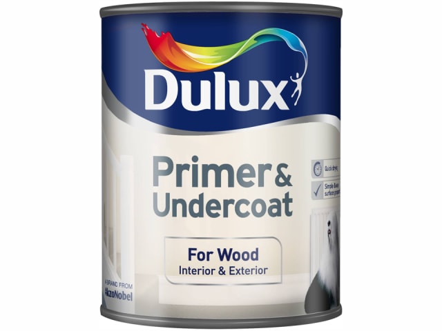 Dulux Quick Dry Wood Primer Undercoat 750ml