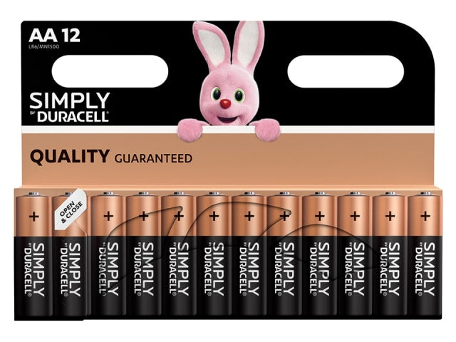 Duracell Simply Batteries AA x 12 S5938