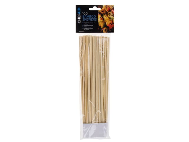 Chef Aid Bamboo Skewers 10in x 100 10E01476