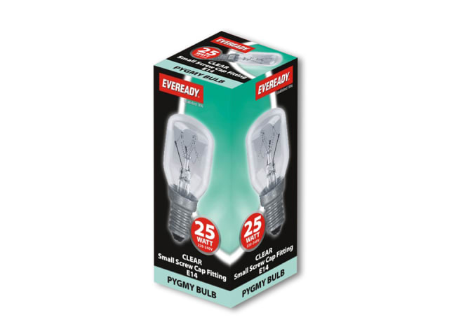 S1063 Clear Pygmy 25W Small Edison Screw Boxed