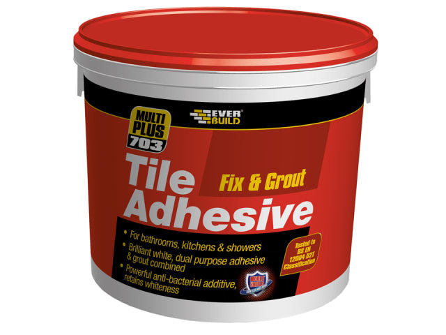 EverBuild 703 Fix & Grout Tile Adhesive 750g