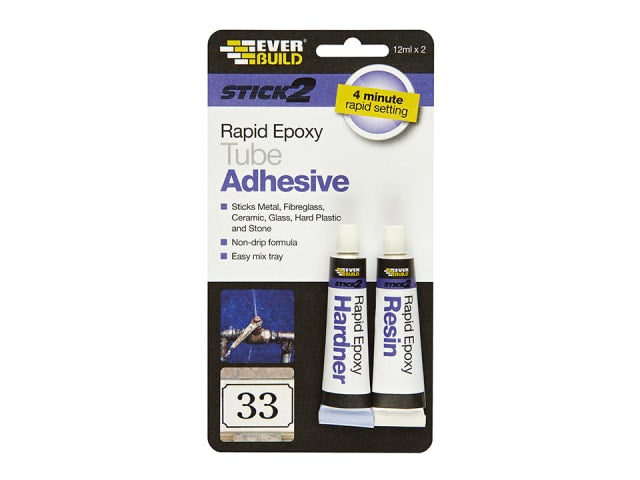 Stick 2 Rapid Epoxy Tube 2 x 12ml