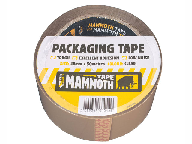 Everbuild Labelled Packing Tape Brown 48mm x 50m