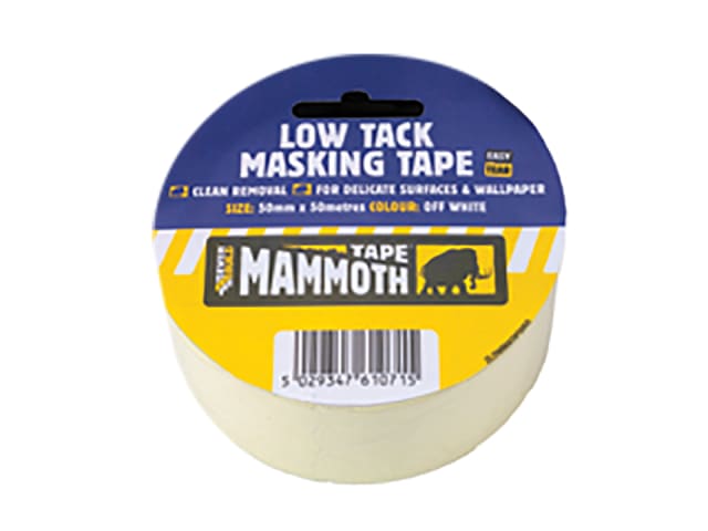 Everbuild Low Tack Masking Tape 50mm x 25m