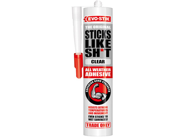 Evo-Stik Sticks Like Adhesive Clear 290ml 30614756