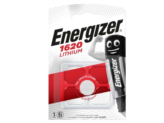 Energizer CR1620 Lithium Coin Cell x 1 S341