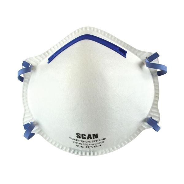 Scan Moulded Disposable Mask FFP2 Protection Pack 3