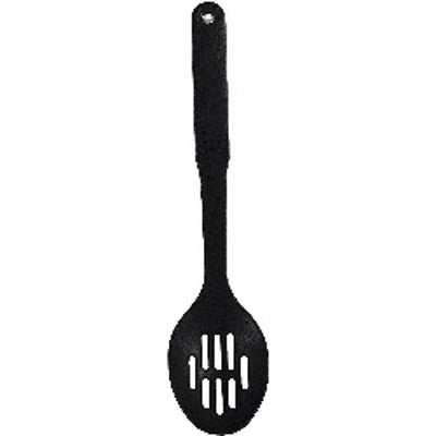 Chef Aid Nylon Slotted Spoon Black