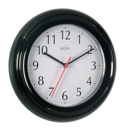 Acctim Wycombe Wall Clock Black 21413