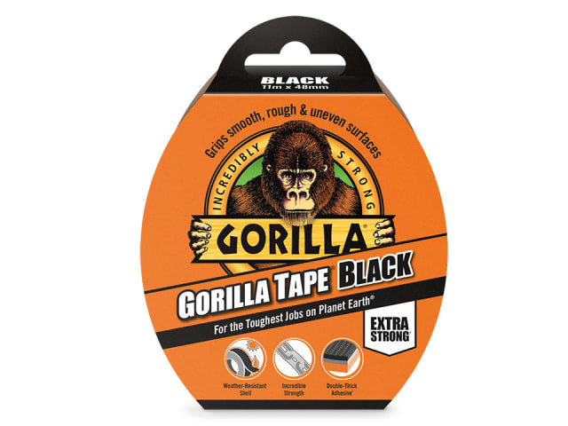 Gorilla Tape Black 48mm x 11m Roll 3044001