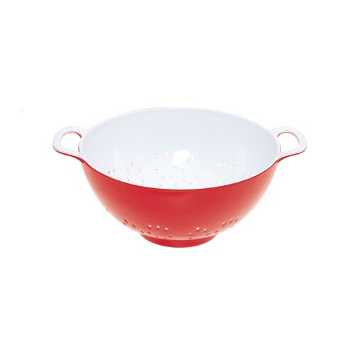 Colourworks Melamine Colander 15cm Red White