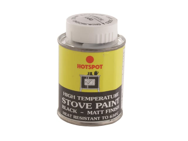 Hotspot Stove Paint Tin Matt Black 100ml