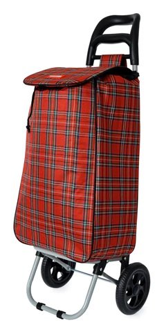 Casa & Casa 2 Wheel Shopping Trolley Tartan
