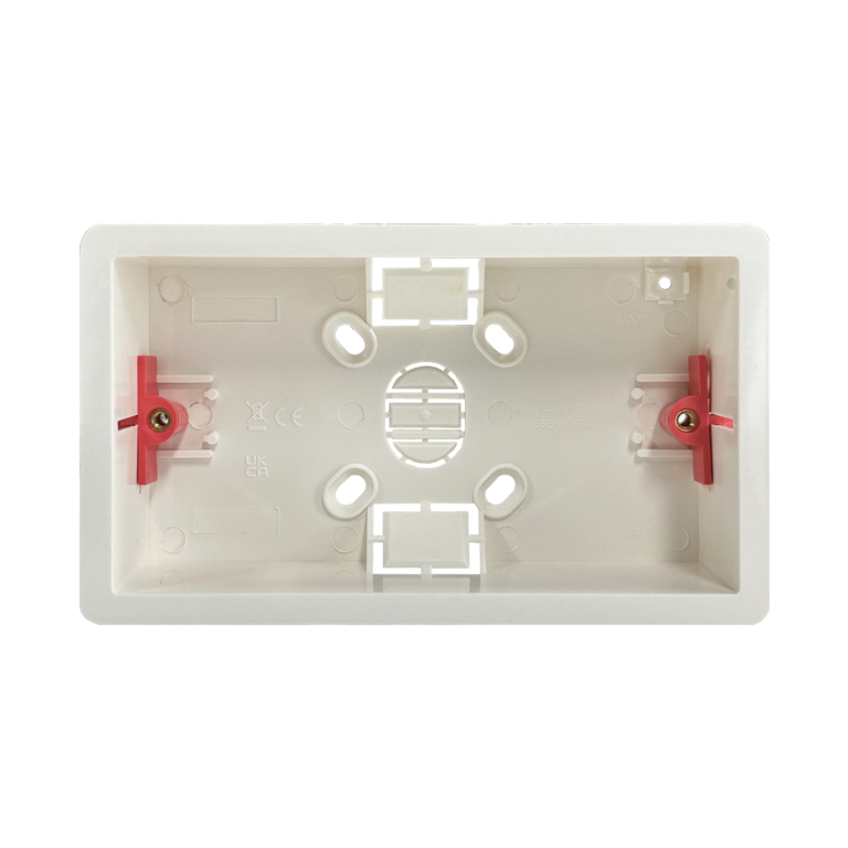 Securlec 2 Gang Dry Lining Box 36mm Deep IP20