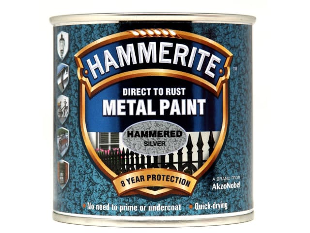 Direct To Metal Hammered Silver 250ml