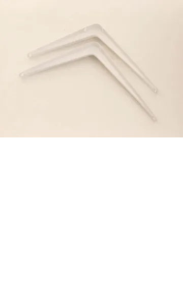 Basics Shelf Brackets White 6in x 5in 4963