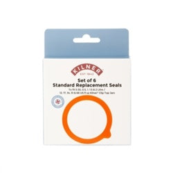 Kilner Rubber Seals Orange x 6 0025.489