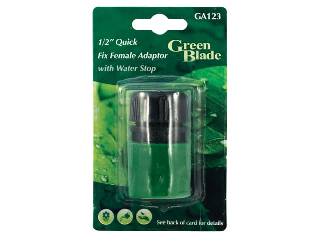 Green Blade Female Adaptor With Water Stop BB-GA123
