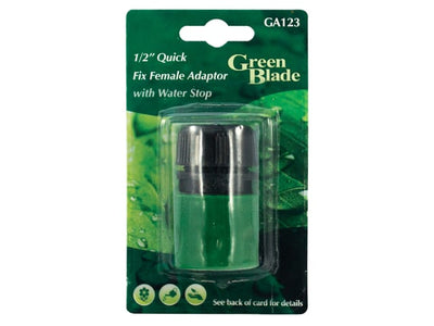 Green Blade Female Adaptor With Water Stop BB-GA123