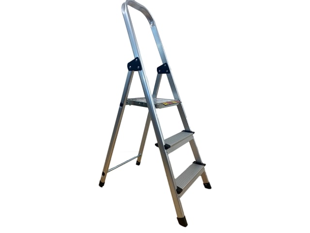 Fortress Aluminium Step Ladder 3 Step TJI0001