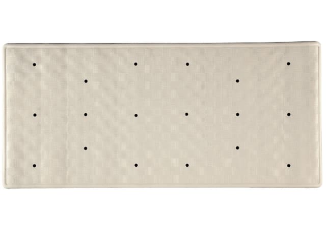 Home Label Roman Rubber Bath Mat Cream 95331