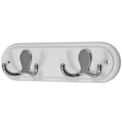 Centurion Round White Robe Hook Board HR4069H