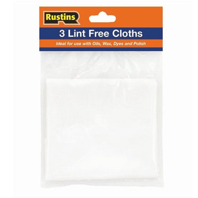 Rustins Lint Free Cloth x 3