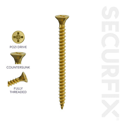 Securfix Multi-Purpose Screws 3.5 x 40mm Pack 200
