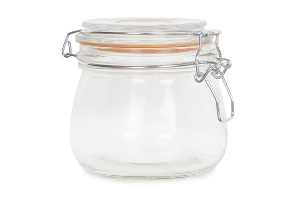 Glass Clipseal Jar Round 500ml 2944