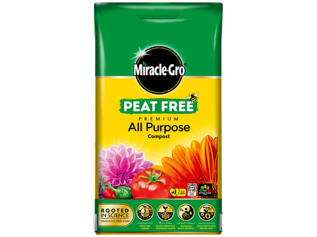 Miracle Gro Peat Free All Purpose Compost 10L 121098