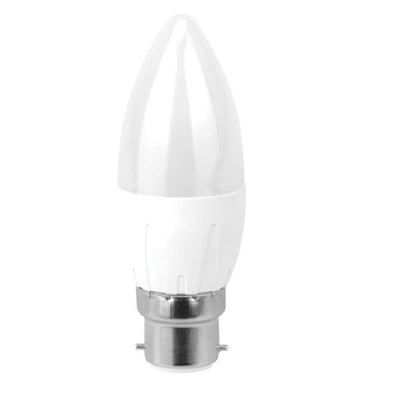 Lyveco BC LED 240V C37 Candle 470lm 4000K 6W